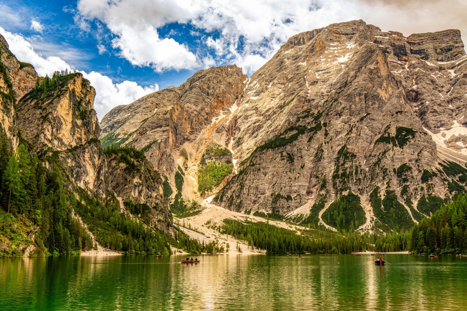 Lake and mountain scene with subtitle overlay preview
